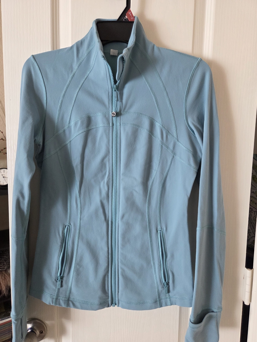 Lululemon Athletica Full-Zip Define Jacket, Grayish Blue Size 8